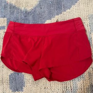 Lululemon speed up 2.5 inseam low rise shorts